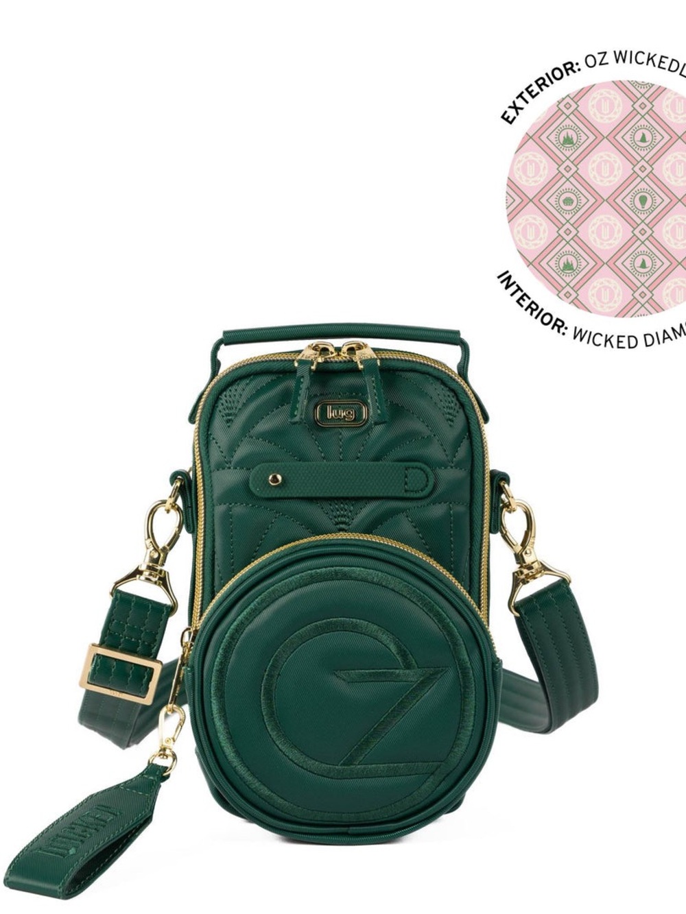 Wicked x Lug Skeeter Mini Bridge SE Satin Luxe VL Convertible Crossbody Bag